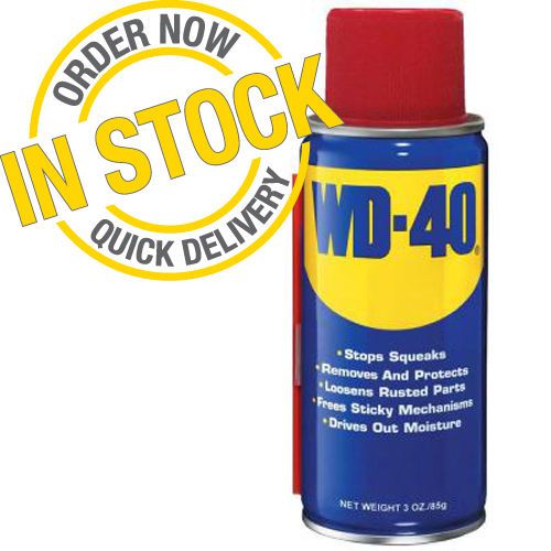 Wd-40 multi-use level 3 aerosol mini portable 3oz belt size lubricate &amp; protect for sale