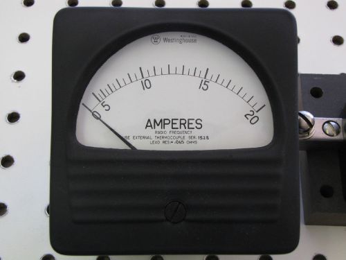 Westinghouse RF Ampere Meter and Thermocouple