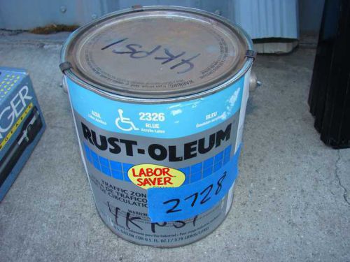 Rust-oleum 2326 acrylic latex blue stripping paint gal for sale