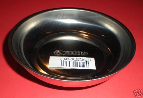 4&#034; inch Magnetic Parts Tray Dish STAINLESS STEEL  NEW!!