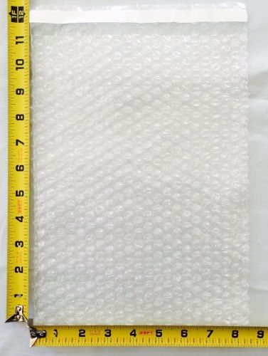 15 8.5 x11.5 Clear Protective Self-Sealing Bubble Out Pouches / Bubble Bags