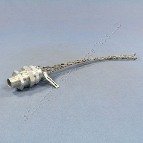 Cooper/Arrow Hart Male Strain Relief Cable Cord Grip 1/2&#034; NPT .75-.875&#034; DC100750