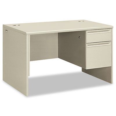 38000 series right pedestal desk, 48w x 30d x 29-1/2h, light gray for sale