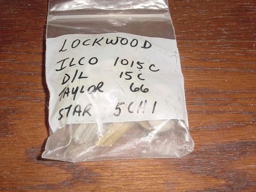 LOCKSMITH NOS 8 key blanks for LOCKWOOD locks 1015C 5ch1