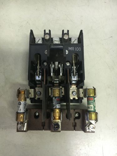 Ge thms33 used 3p 30a 240v qmr switch w/ fuses see pics #a69 for sale