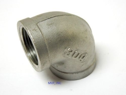 90 degree elbow 150# 304 stainless steel 1/8&#034; npt home brewing new &lt;714.wh for sale