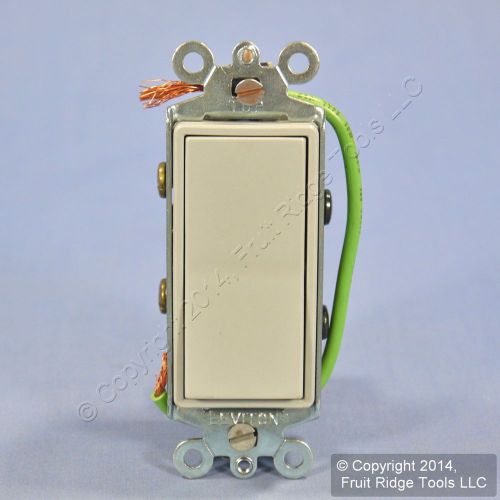 Leviton gray commercial double pole decora rocker light switch 20a bulk 5622-2gy for sale