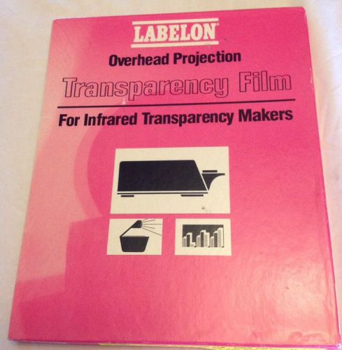 Labelon Overhead Projection Transparency Film for Plain Paper Copiers TR-387RB