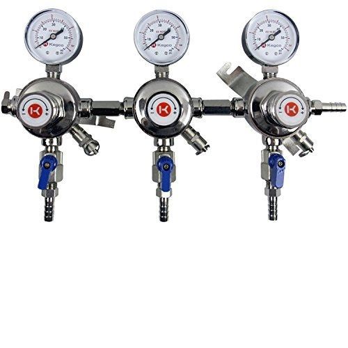 Kegco kc lh-54s-3 premium pro series three product secondary beer regulator, for sale