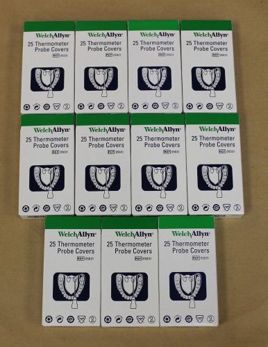 Lot of 275/ 11 Boxes 25/Box Welch Allyn REF #05031 Thermometer Probe Covers