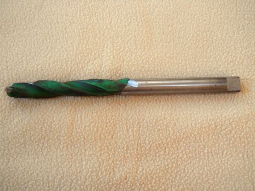 5/8&#034; carbide tip ptd jobber length drill bit / metalworking tool / 2 flute / 9 &#034; for sale