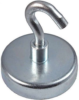 200 pound hook - neodymium rare earth magnet, grade n48 for sale