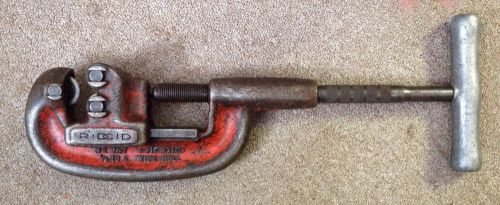 Ridgid 1/8&#034; to 2&#034; heavy duty wide roll pipe cutter no. 202 for sale