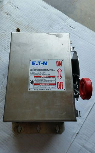 Eaton heavy duty stainless safety switch 30amp