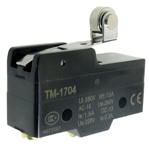 Tm-1704 short hinge roller lever momentary micro limit switch gy for sale