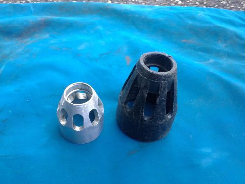 Used Rotobrush Air Duct Cleaning Nozzles Original 1.5&#034;aluminum and 2&#034;plastic