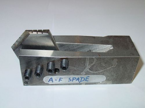 Spade drill grind fixture holder sharpening amec allied bit series a b c d e &amp; f for sale