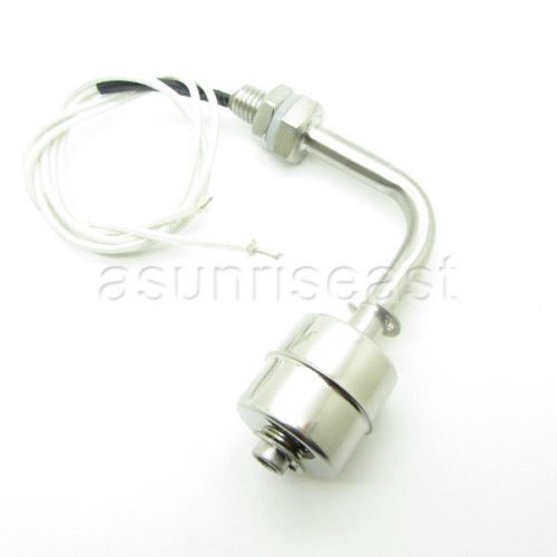 1PCS Right Angle Stainless Steel Float Switch Tank Liquid Water Level Sensor