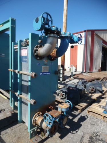Alfa laval heat exchanger a15-bfg sn: 30101-670765 titanium plate 150psi used for sale