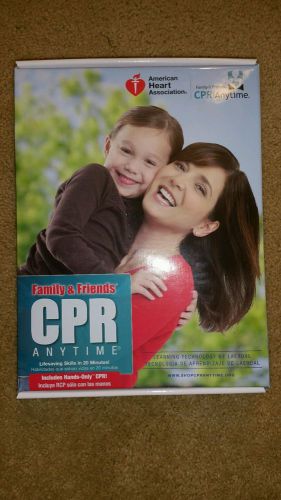 American heart association family &amp; friends cpr anytime kit mankin DVD bilingual