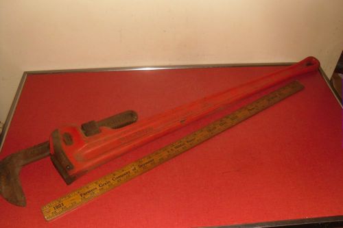 Ridgid 48&#034;  Straight Pipe Wrench Lightly Used