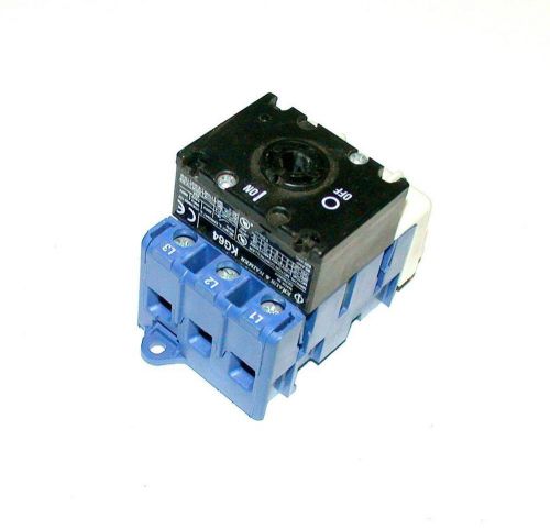 Kraus &amp; naimer  kg64   3-phase disconnect switch 60 amp 600 vac w/o shaft for sale