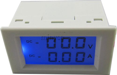0-199.9V/0-19.99A digital LCD DC voltmeter Ammeter volt Amp panel meter gauge