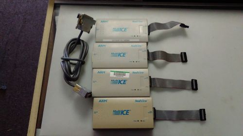 Lot of 4 ARM Realview Multi ICE  SELLING AS-IS //UNTESTED/ UNKNOWN CONDITION