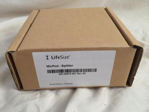 New Genuine LifeSize MicPod Splitters 450-00079-901 Rev 02