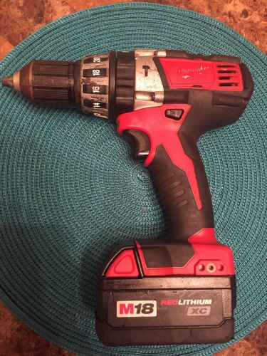 Milwaukee 1/2 hammer drill lithium ion, 24 speeds, 3 drilling modes for sale
