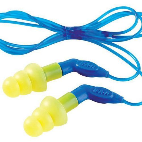 20 Pair 3M E-A-R UltraFit 27 with chord NRR 27 Reusable Ear Plugs
