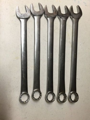 SNAP-ON 5 WRENCHES OEX-42-44-46-48 &amp; 52--1-5/16&#034;-1-3/8&#034;-1-7/16&#034;-1-1/2&#034; &amp; 1-5/8&#034;
