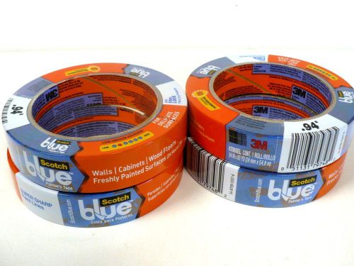 4 Roll 3M Scotch 2080EL .94&#034; X 60 Yards Masking Tape for Delicate Surfaces