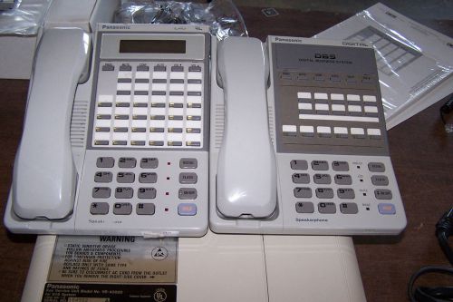 Panasonic DBS VB-42020 Phone System with 5 Phones VB43233 VB-42211 Speakerphones