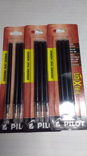 Pilot FriXion Gel Ink Pen Refill, 9-Pack for Erasable Pens