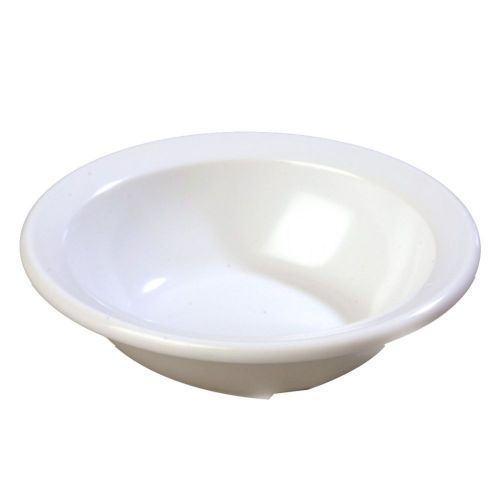 Carlisle kl80502 kingline 4.4 oz. white rimmed fruit bowl - 48 / cs for sale