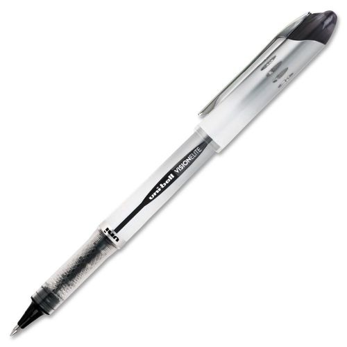 uni-ball Vision Elite Stick Roller Ball Pens Bold Point Black Ink Set of 12