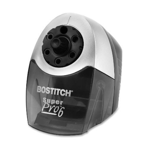 Bostitch superpro  6 commercial electric pencil sharpener 6-holes black/silve... for sale