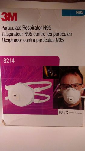 3M 8214 N95 PARTICULATE RESPIRATOR BOX OF 10 66192