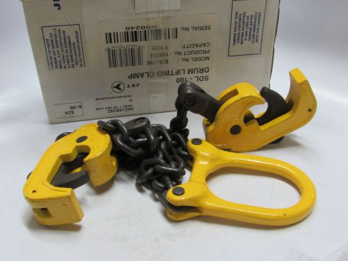new JET SDL-100, 1 TON Drum Lifting Clamp with chain 109392