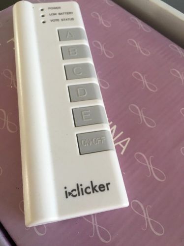 iclicker Response Remote (1st Generation) --FREE SHIPPING--