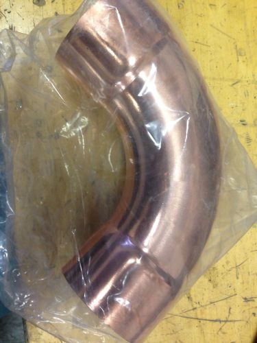 Box of 8 new refrigeration 2 5/8&#034; od long sweep 90° elbow&#039;s copper. for sale