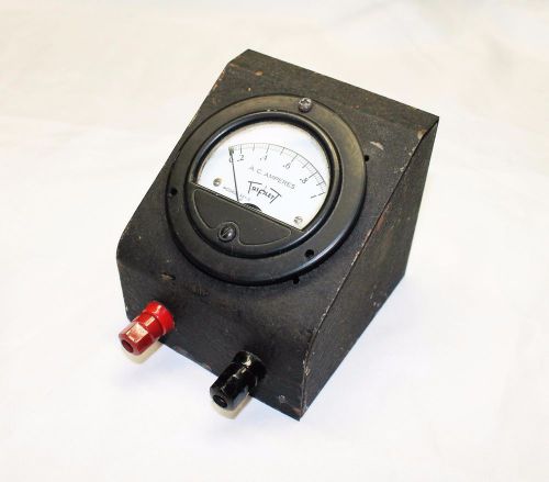 Vintage Triplett 331-S  0-1 AMP AC Benchtop Meter
