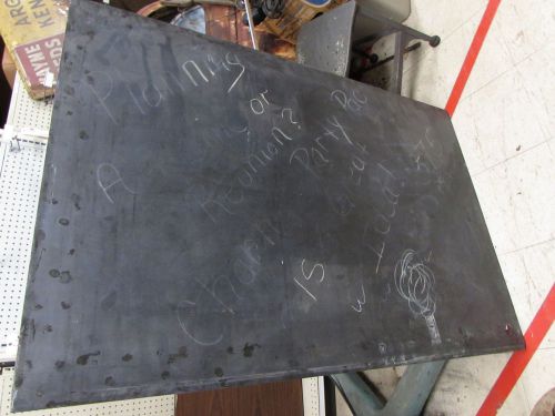 Vintage Slate Chalkboard Black Board 1920s Schools Chalk Board 53&#034; x 35-3/4&#034;