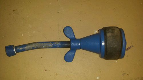 BLUE TEST PLUG FOR PLUMBING LINES 13.25&#034; LENGTH