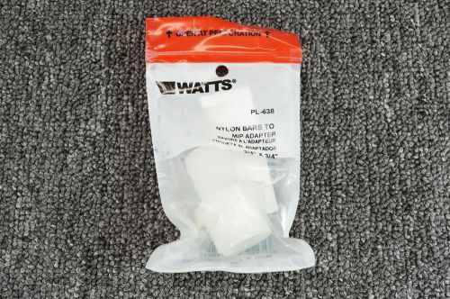 Watts nylon barb to mip adapter  pl-638 3/4&#034; x 3/4&#034; for sale