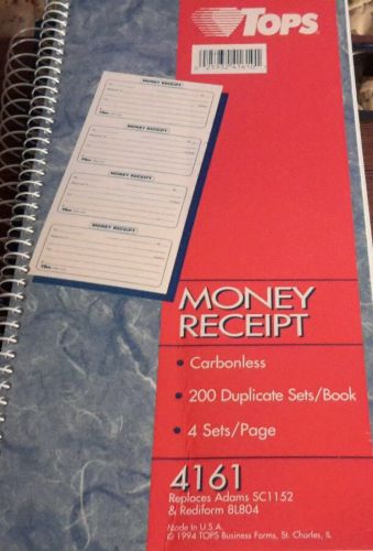 TOPS Money Receipt Book with Duplicates - 4161