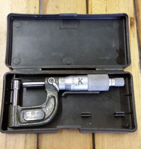 Mitutoyo tube tubing micrometer 1 inch no. 115-314 carbide tenths japan mtube315 for sale