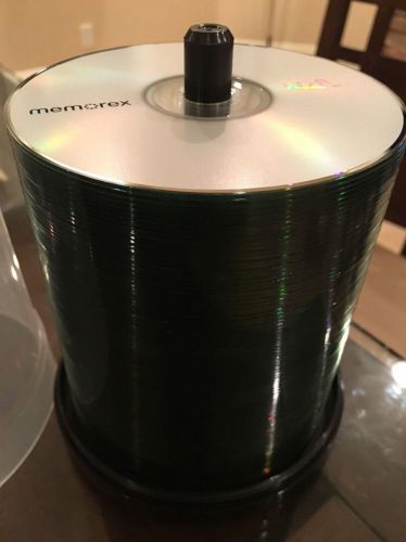 (80) Memorex CD-R 52x 700MB 80 MIN UNUSED BLACK DISCS CD UNWRITTEN LOT