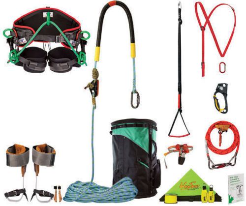 Arborist Premium Combo Supur &amp; Rope Climbing Kit with/Tree Motion Saddle 30&#034;-38&#034;